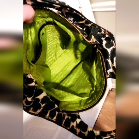 Kate Spade Black and White Nylon Bow Satchel Small 11" X 7" - Picture 14 of 14